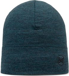 Blue Midweight Merino Buff Beanie