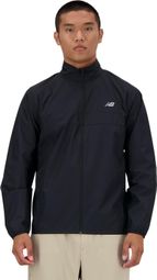 Chaqueta Cortaviento New Balance Sport Essentials Negra Hombre