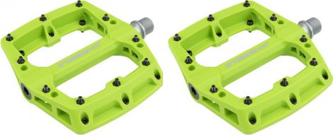 Insight Nylon Flat Pedals Green