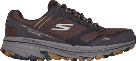Skechers Waterproof Go Run Trail Altitude 2.0 Trail-Laufschuhe für Herren, braun