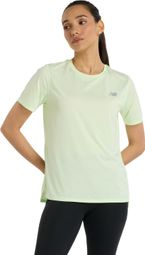 T-Shirt Running New Balance Sport Essentials Vert Femme