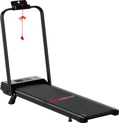 Tapis de course C1 avec main courante Noir - 6 km/h - 3.0 HP - Pliable et portable