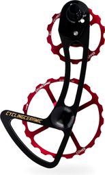 Chape de Dérailleur CyclingCeramic Chape 14/19 pour Shimano Ultegra R8000/8050 Rouge