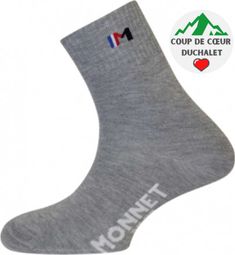 DOUBLES CHAUSSETTES MID TWIN GRISE