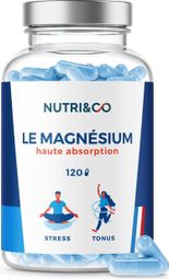 Magnésium Bisglycinate Malate et Liposome - Tonus & Récupération Musculaire - 120 gélules