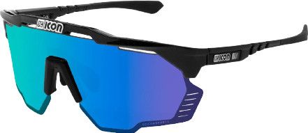 SCICON Aeroshade Kunken Glossy Black / Mirror Blue Goggles