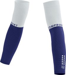 Compressport Armforce Armstulpen Blau/Weiß