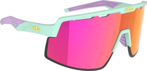 Lunettes SPEED RX TURQUOISE ET ROSE / ECRAN HYDROHOBE VIOLET