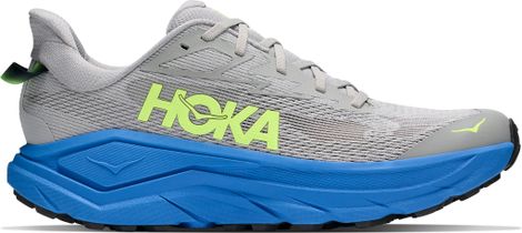 Zapatillas de trail Hoka Challenger 8, gris/azul, para hombre
