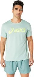 Asics Core Run Green Yellow Heren Jersey met korte mouwen