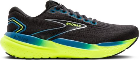 Brooks Glycerin 21 Running Shoes Black/Blue/Yellow Men's