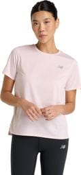 Kurzarm Trikot New Balance Sport Essentials Rosa Damen