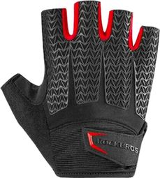 Paire de Gants de Cyclisme Demi-Doigts Extérieurs Respirants rouge