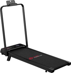 Tapis de course Fitness T7 avec poignées pliable compact Noir