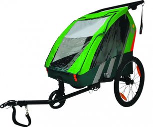 REMORQUE ENFANT 2 PLACES 20' TRAILBLAZER Light / Green BELLELLI.