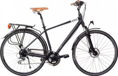 Vélo de Ville Bicyklet Léon Shimano Acera/Altus 8V 700 mm Noir Mat