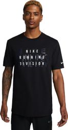 Nike Dri-Fit Run Division Kurzarmshirt Schwarz