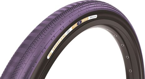 Pneu Gravel Panaracer GravelKing SemiSlick Limited Color Edition 700 mm Tubeless Ready Souple ZSG Gravel Compound BeadLock TuffTex Violet