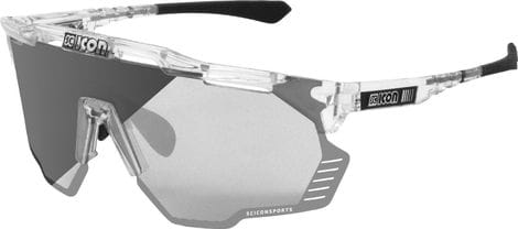 Scicon Sports Aeroshade Kunken Lunettes De Soleil De Performance Sportive (Scnpp Silver Fotocromic/Briller)