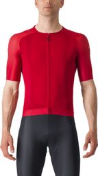 Maillot Manches Courtes Castelli Aero Race 7.0 Rouge