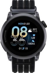 Coros Pace 4 GPS-horloge, aluminium en nylon, zwart, Crystal