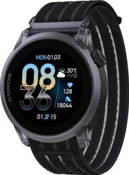 Coros Pace 4 GPS-horloge, aluminium en nylon, zwart, Crystal