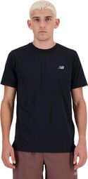 New Balance Sport Essentials Heren Jersey met korte mouwen Zwart