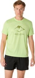 Maglia a maniche corte Asics Fujitrail Logo Yellow Uomo