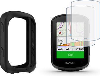 Lot de 2 écrans de protection en verre trempé et housse de protection pour Garmin Edge 840