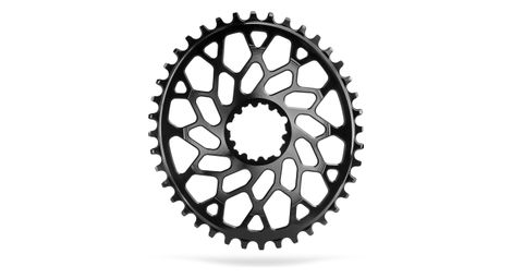 AbsoluteBlack Plato ovalado de montaje directo estrecho y ancho CX para bielas Sram 12 S negro