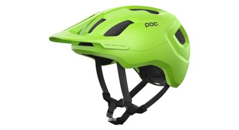 Casque poc axion jaune fluo/vert matt