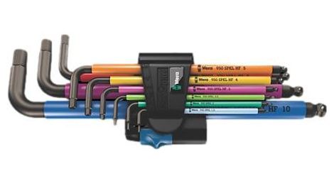 Abgewinkelter Inbusschlüssel Für Innensechskantschrauben 950/9 Hex-plus Multicolo