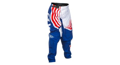 Fly racing f-16 pantalón juvenil rojo/blanco/azul