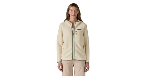 Forro polar Patagonia Retro Pile Hoody Beige Mujer
