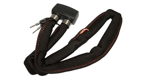 Antivol velo pliable axa foldable 800 a cle diam 8mm l1.00m gris fonce (avec fixations sur cadre)