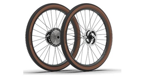 Paire de roues legend wheels 29 marathon rs4 - 15x110 - 12x148mm - dt 240 exp boost - disc centerlock - shimano micro spline