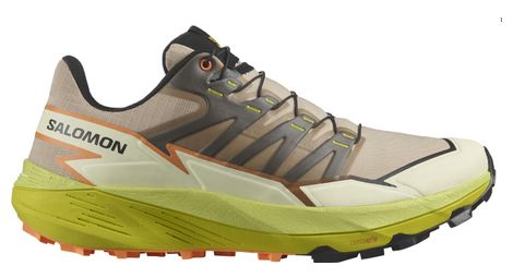 Chaussures de trail running salomon thundercross beige jaune