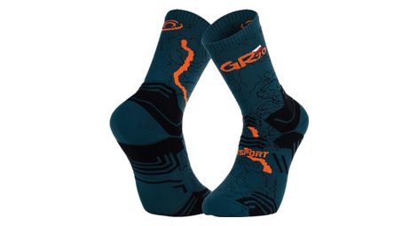 Chaussettes bv sport trek haute collector gr20 vert orange