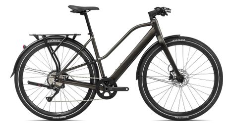 Orbea vibe mid h30 eq bicicleta eléctrica de ciudad shimano acera 8s 250 wh 700 mm verde infinito metalizado 2024