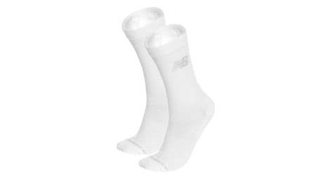 Chaussettes hautes (2 paires) new balance performance cotton blanc