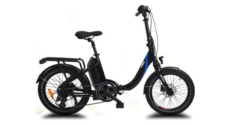 Velo pliant electrique urbanbiker mini t 20 noir batterie 540wh moteur 250w 155 175 cm