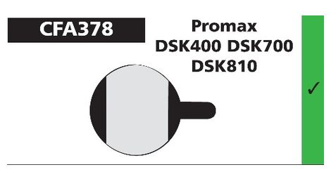 Plaquettes promax dsk400 700 810 ebc.