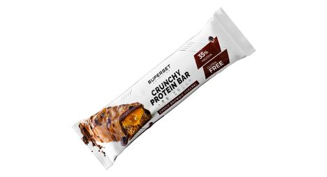 Crunchy protein bar (60g) - superset nutrition - choco brownie caramel -  barres protéinées