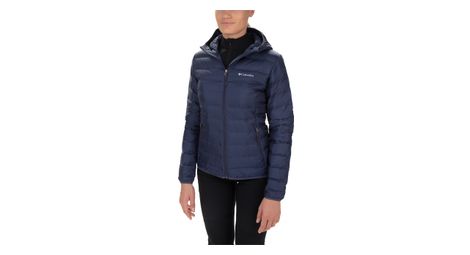 Columbia lake 22 down hooded jacket blue women's l