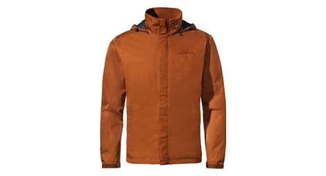 Veste imperméable vaude escape light marron