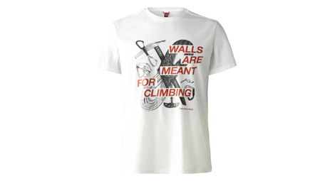 T shirt the north face outdoor graphic homme blanc
