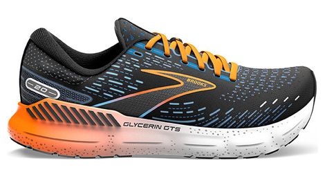 Chaussures de running brooks glycerin gts 20 noir bleu orange