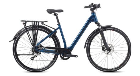 Bh core city wave bicicletta ibrida elettrica shimano acera 8s 540 wh 700 mm blue 2022
