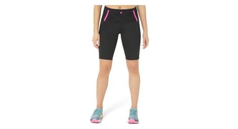 Pantalón corto asics fujitrail run mujer negro rosa