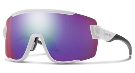 Occhiali smith wildcat white - chromapop violet mirror lens